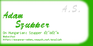 adam szupper business card